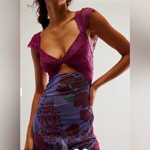 Intimately Free People Suddenly Fine Maxi Slip M NWT